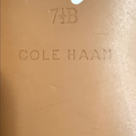 Cole Haan Deacon Black Suede Studded Loafer Mule Women’s Size 7.5 B - Picture 7 of 10